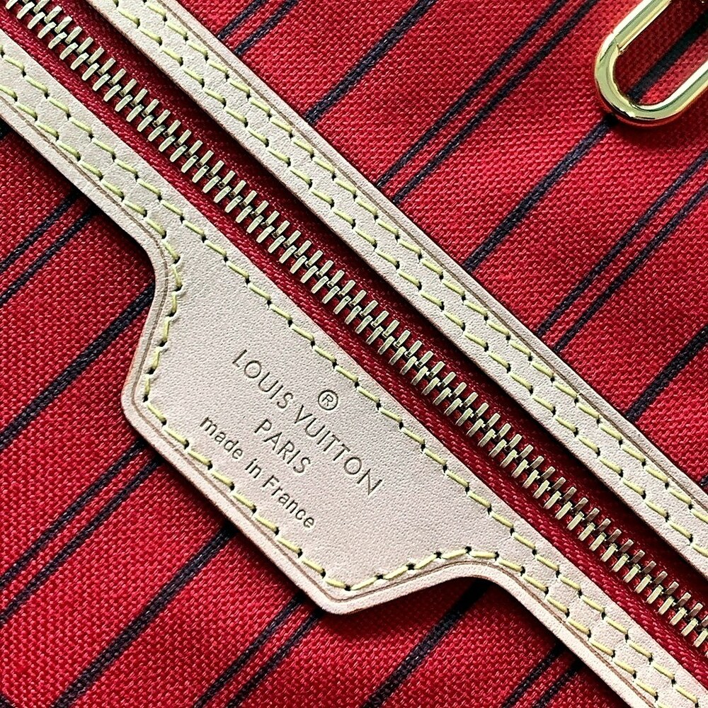 Louis Vuitton Monogram Neverfull Tote with Red Lining - Picture 2 of 6